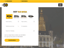 Tablet Screenshot of easytaxi.nl